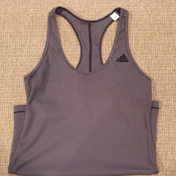 Adidas Womens Athletic Razor Back Tank Top. Sz. Medium - Picture 1 of 5
